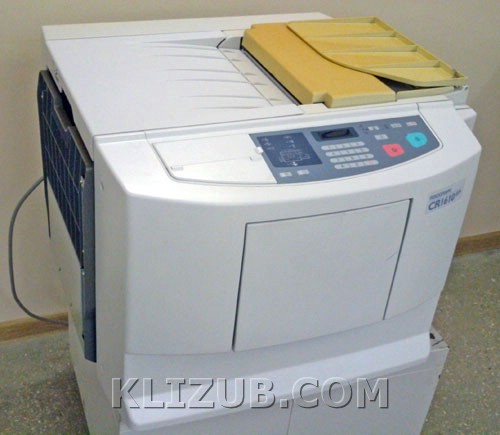 Подготовлен к работе ризограф RISO CR1610 Подготовлен к работе ризограф RISO CR1610