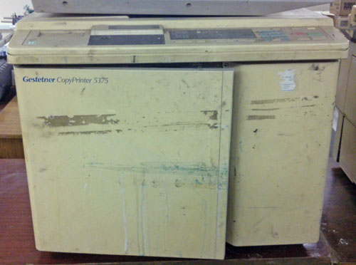 Ризограф (копи-принтер) CopyPrinter Gestetner 5375 Ризограф (копи-принтер) CopyPrinter Gestetner 5375