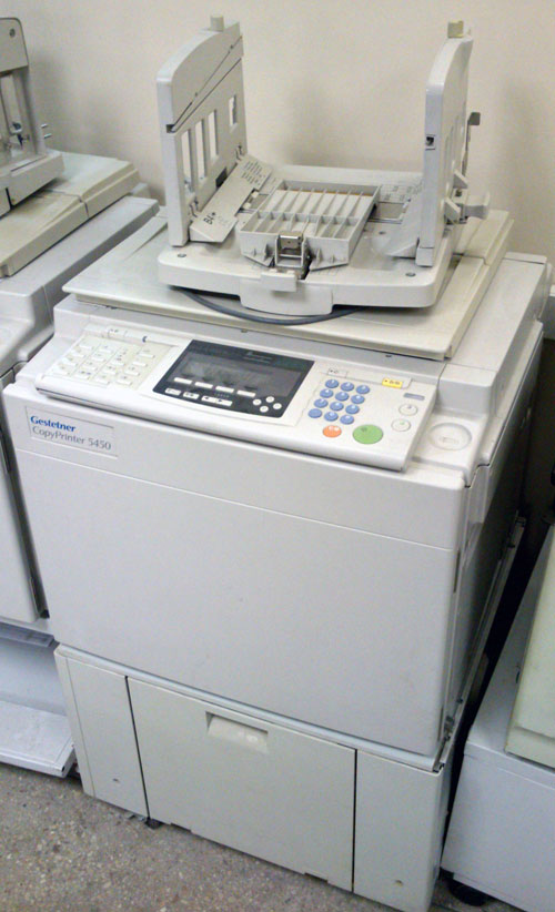   Gestetner 5450 CopyPrinter