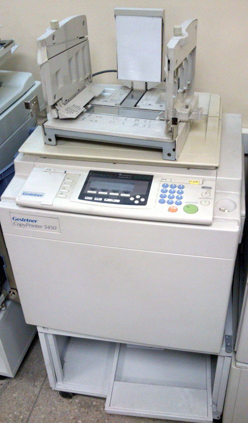   Gestetner 5450 CopyPrinter