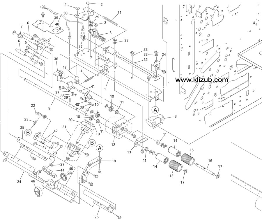 Internal Paper Feed Tray