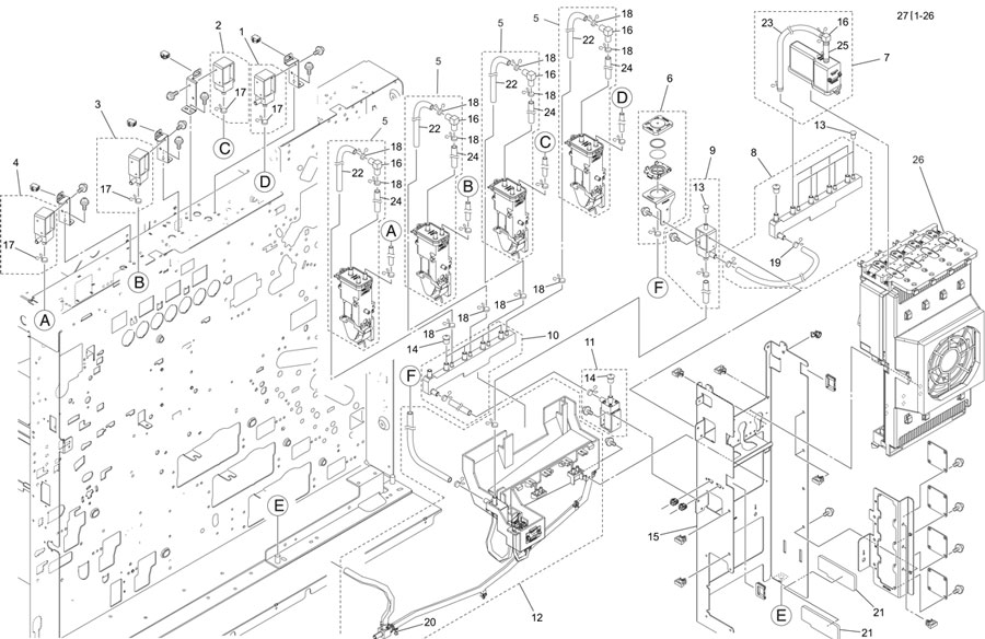 Ink Flow Unit Tower (1)