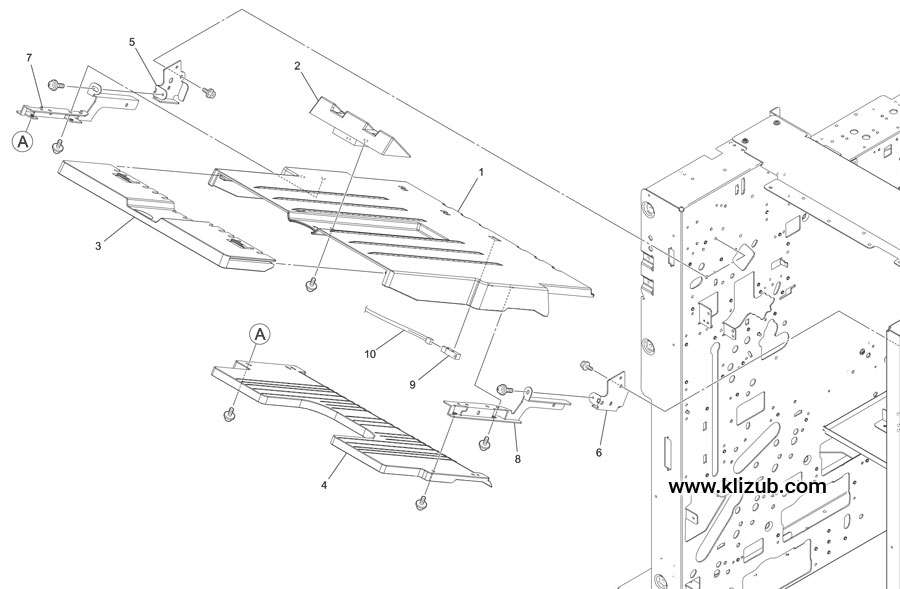 Face Down Paper Ejection Tray