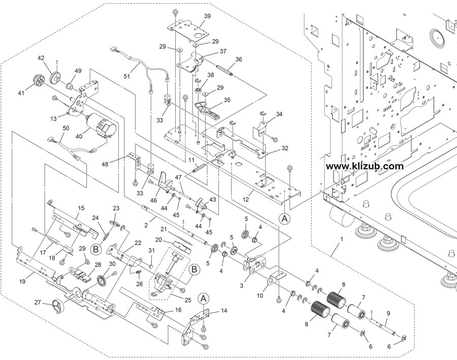 Internal Paper Feed Unit