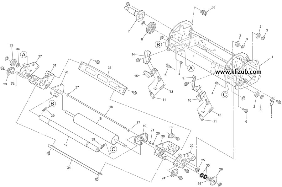 Drum Area (4) A4/Legal/Letter models EZ300, 200, 220