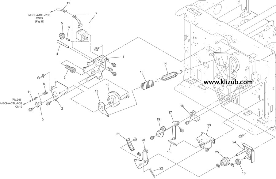 Drive Mechanism Area(2) (EZ3x0, 5x0)