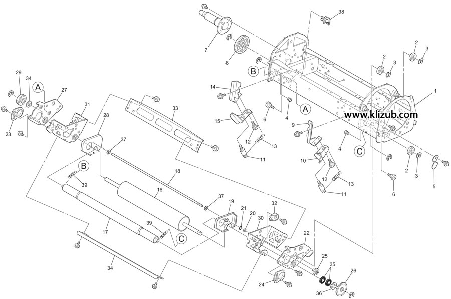 Drum Area (4) A4/Legal/Letter models EZ300, 200, 220