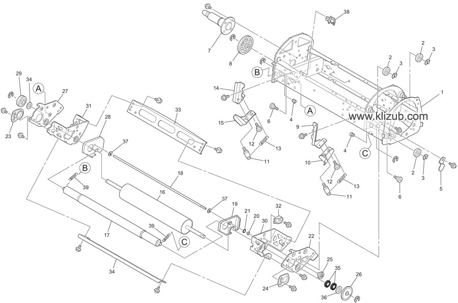 Drum Area (4) A4/Legal/Letter models EZ300, 200, 220