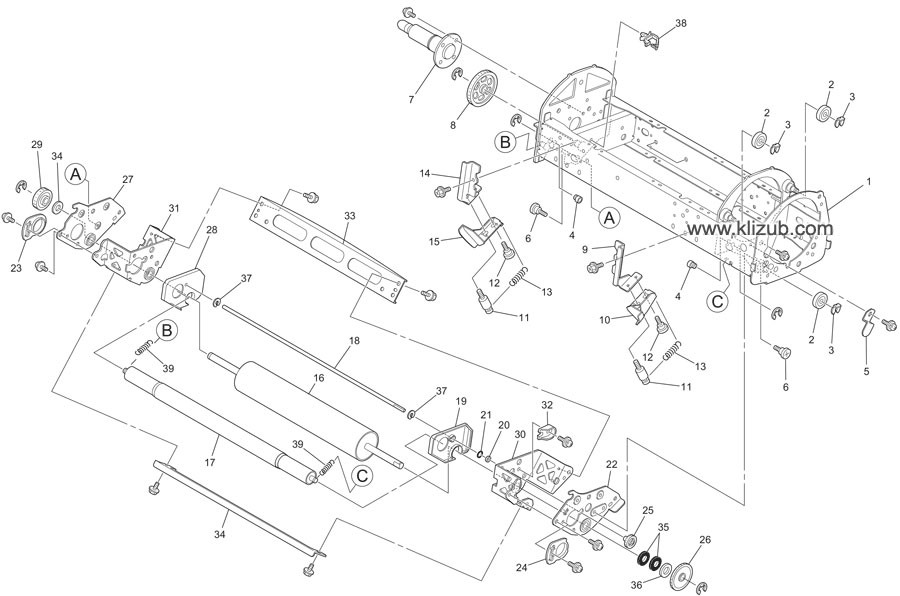 Drum Area (4) A4/Legal/Letter models EZ300, 200, 220