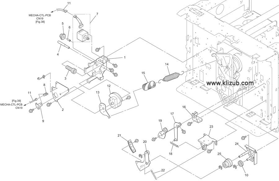 Drive Mechanism Area (2) (EZ3x0, 5x0)