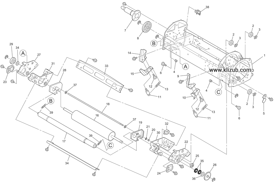 Drum Area (4) A4/Legal/Letter models EZ300, 200, 220